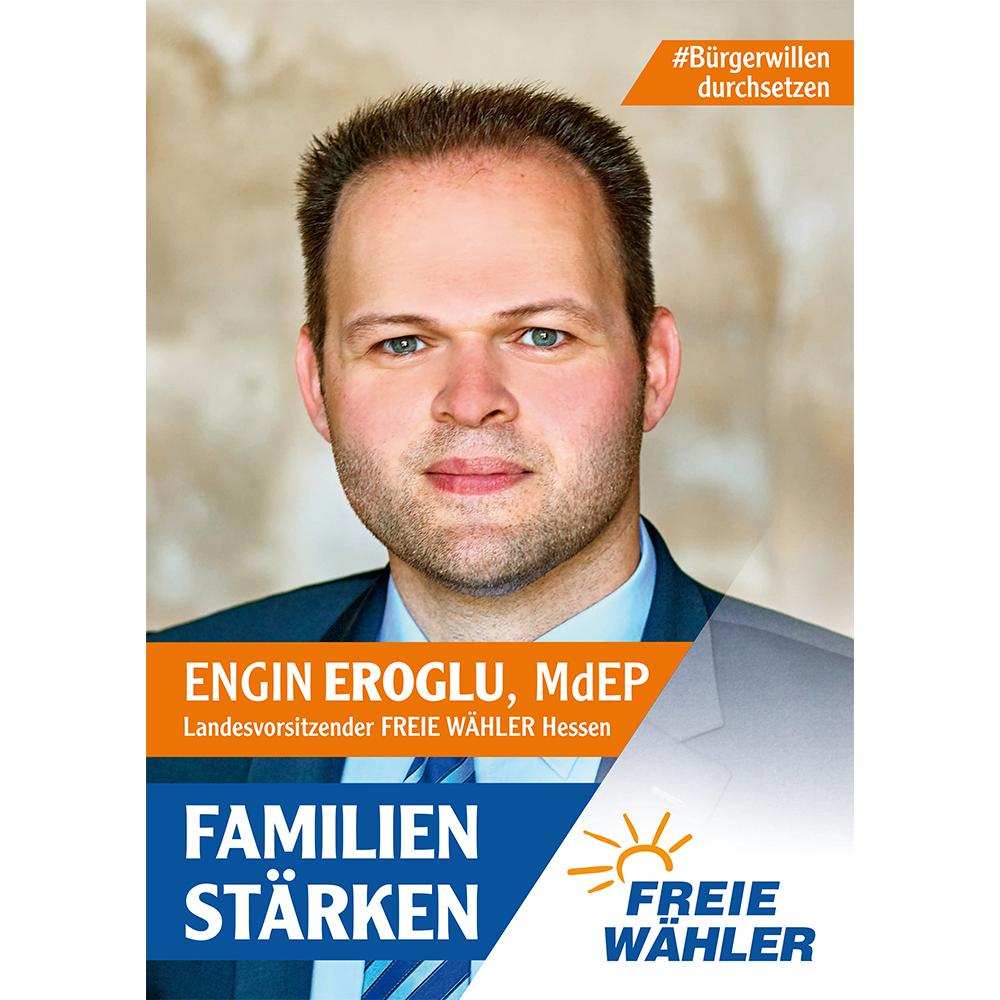 Hohlkammerplakate DIN A1 - Freie Wähler Werbung