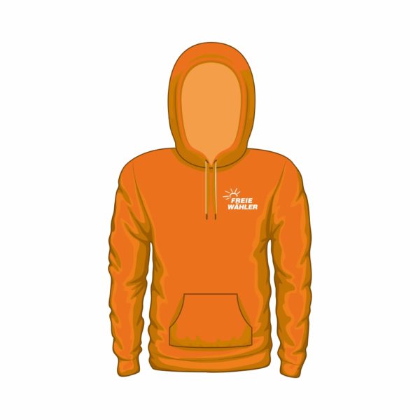 Hoodie - Kapuzenpullover orange – Bild 3