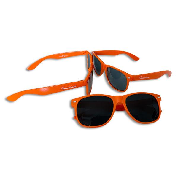 Sonnenbrille orange