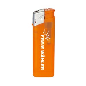 Elektronik-Feuerzeuge orange <br> (50 Stück)