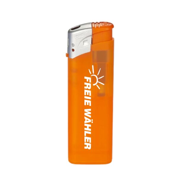 Elektronik-Feuerzeuge orange <br> (50 Stück)