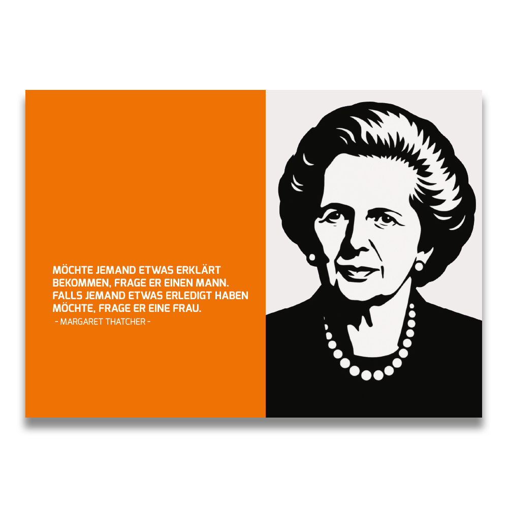 Postkarten Thatcher<br>(100 Stück)