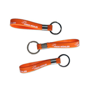 Schlüsselanhänger orange <br> (100 Stück)
